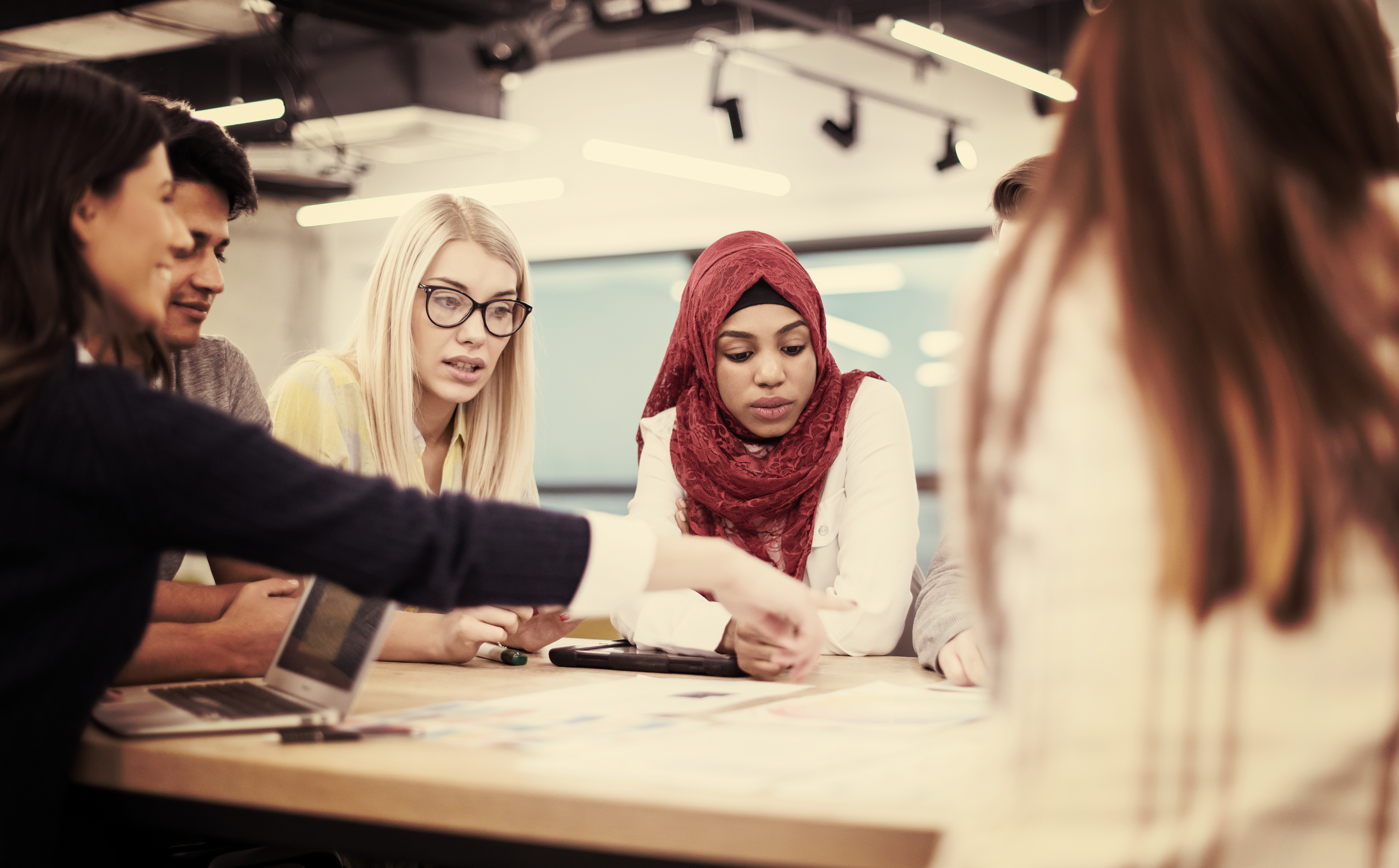 Mp30425048 Multiethnic Startup Business Team Having Meeting